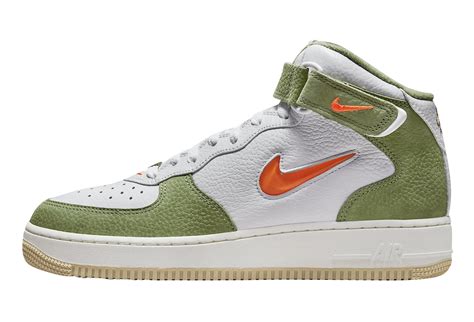 nike air force 1 olijfgroen|oil green orange air force 1.